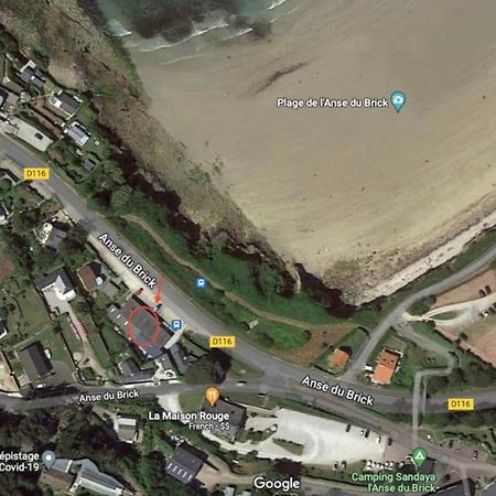 Au Petit Brick - Cosy Beachfront House Maupertus-sur-Mer Bagian luar foto