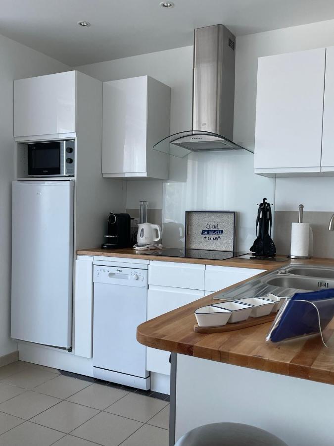 Au Petit Brick - Cosy Beachfront House Maupertus-sur-Mer Bagian luar foto