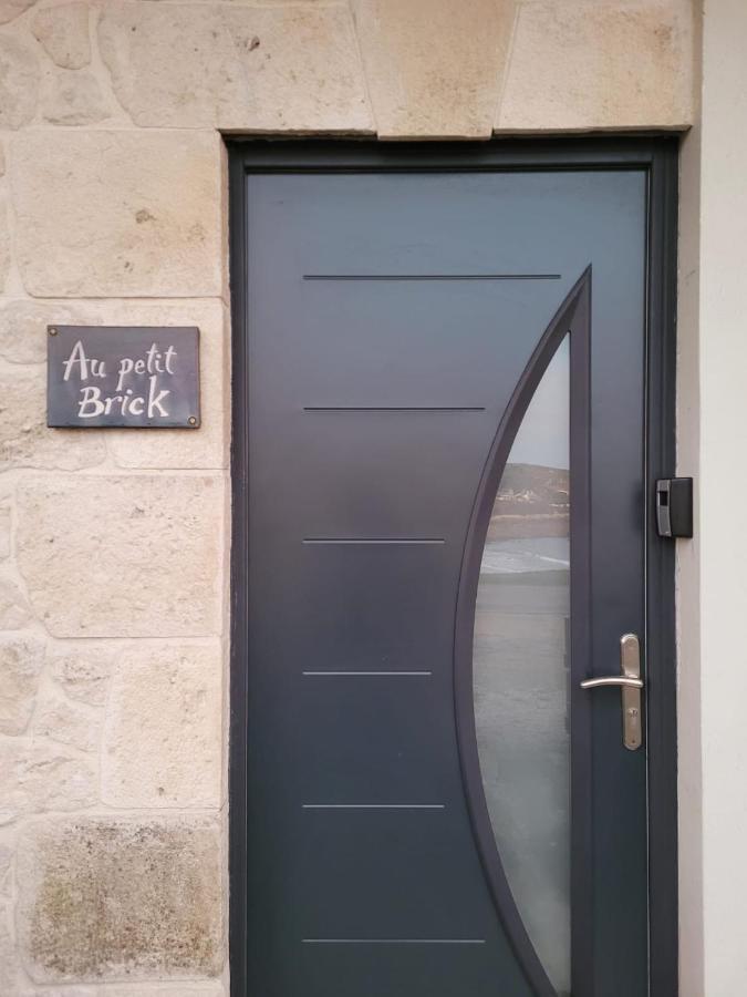 Au Petit Brick - Cosy Beachfront House Maupertus-sur-Mer Bagian luar foto